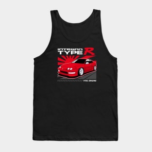 Acura Integra JDM Cars Red Candy Tank Top